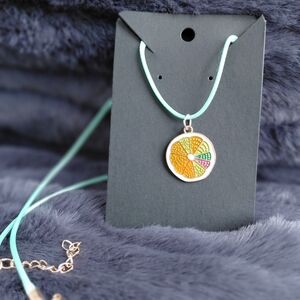 Colorful Citrus Pendant Necklace
